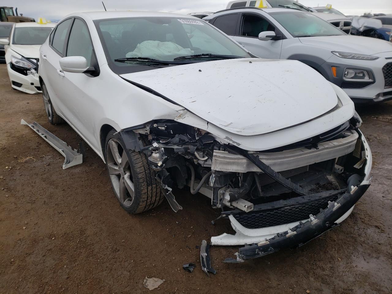 DODGE DART SXT 2013 with VIN 1C3CDFBA7DD333518 - Photo from auction