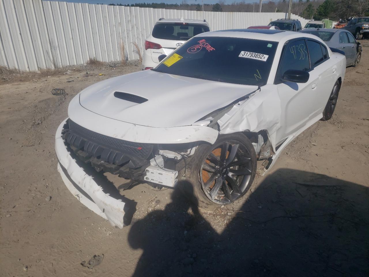 Photo 2 from auction – 2019 DODGE CHARGER GT with VIN 2C3CDXHG3KH607654