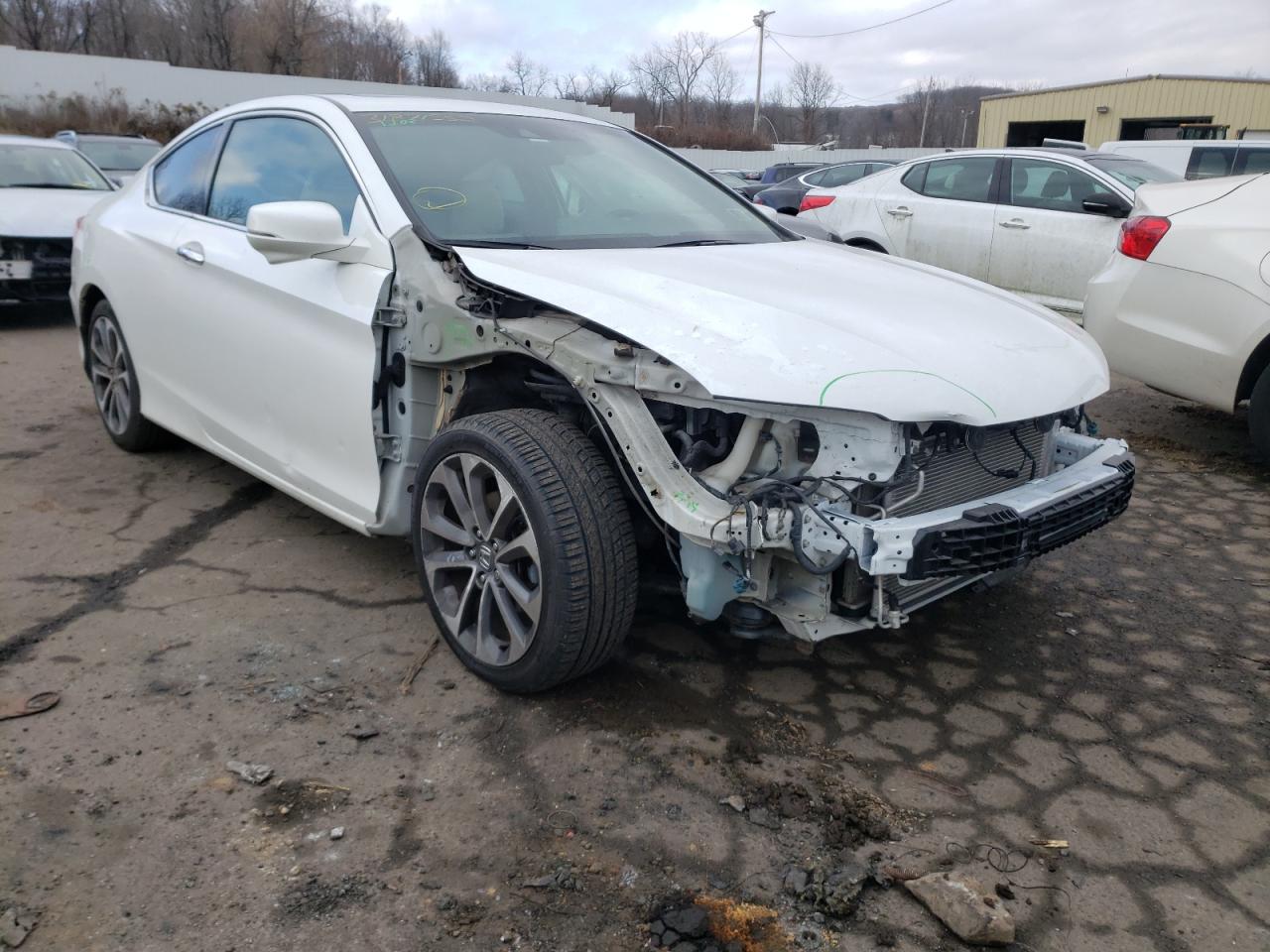 HONDA ACCORD EXL 2013 with VIN 1HGCT2B82DA006385 - Photo from auction