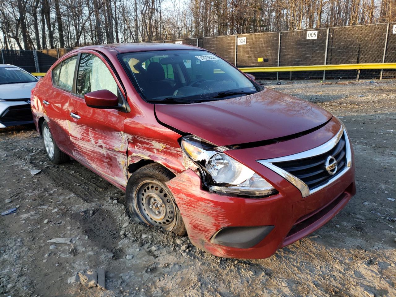 NISSAN VERSA S 2019 with VIN 3N1CN7AP7KL841924 - Photo from auction