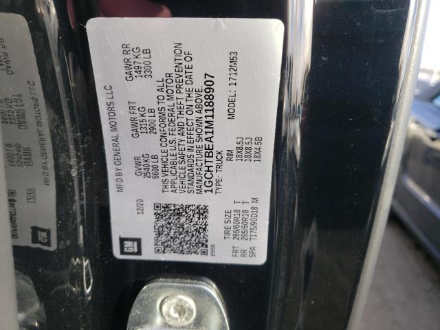 Photo 10 from auction – 2021 CHEVROLET COLORADO with VIN 1GCHTBEA1M1188907
