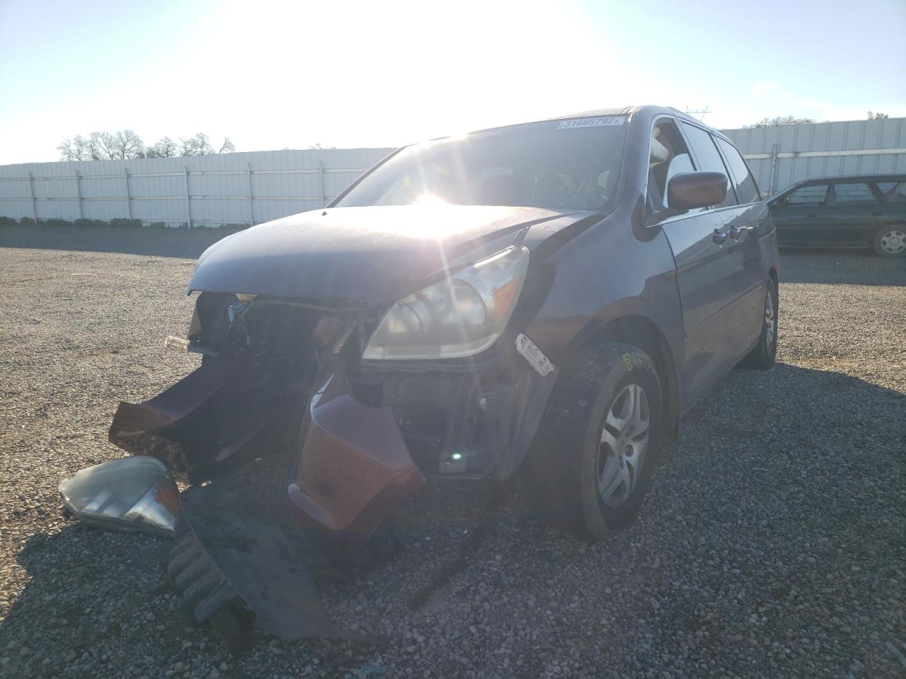 Photo 2 from auction – 2007 HONDA ODYSSEY EX with VIN 5FNRL38457B015340
