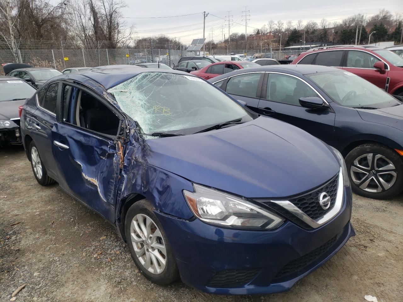 Photo 1 from auction – 2018 NISSAN SENTRA S with VIN 3N1AB7AP2JY307148