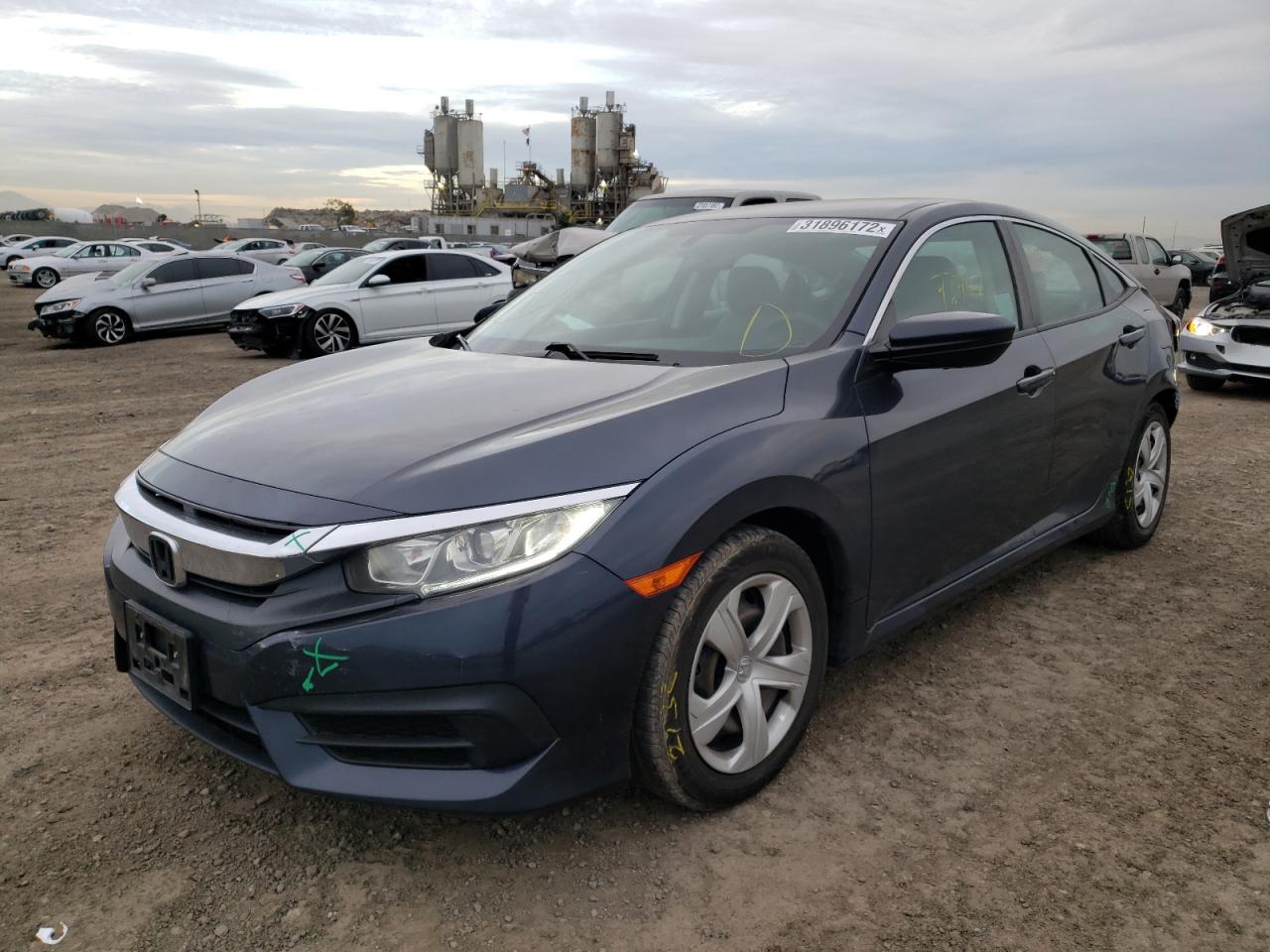 Photo 2 from auction – 2016 HONDA CIVIC LX with VIN 19XFC2F57GE207163