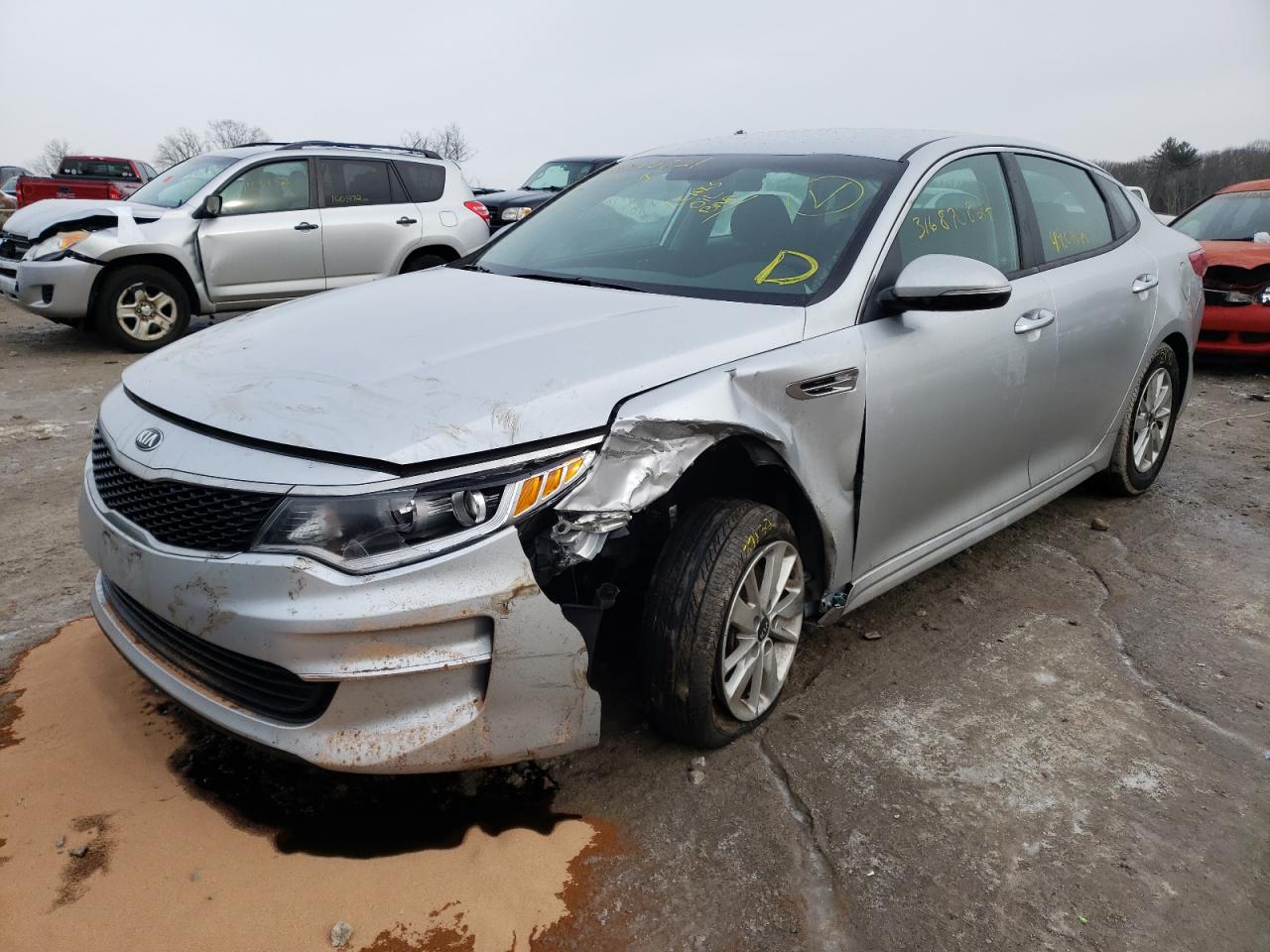 Photo 2 from auction – 2018 KIA OPTIMA LX with VIN 5XXGT4L36JG235246