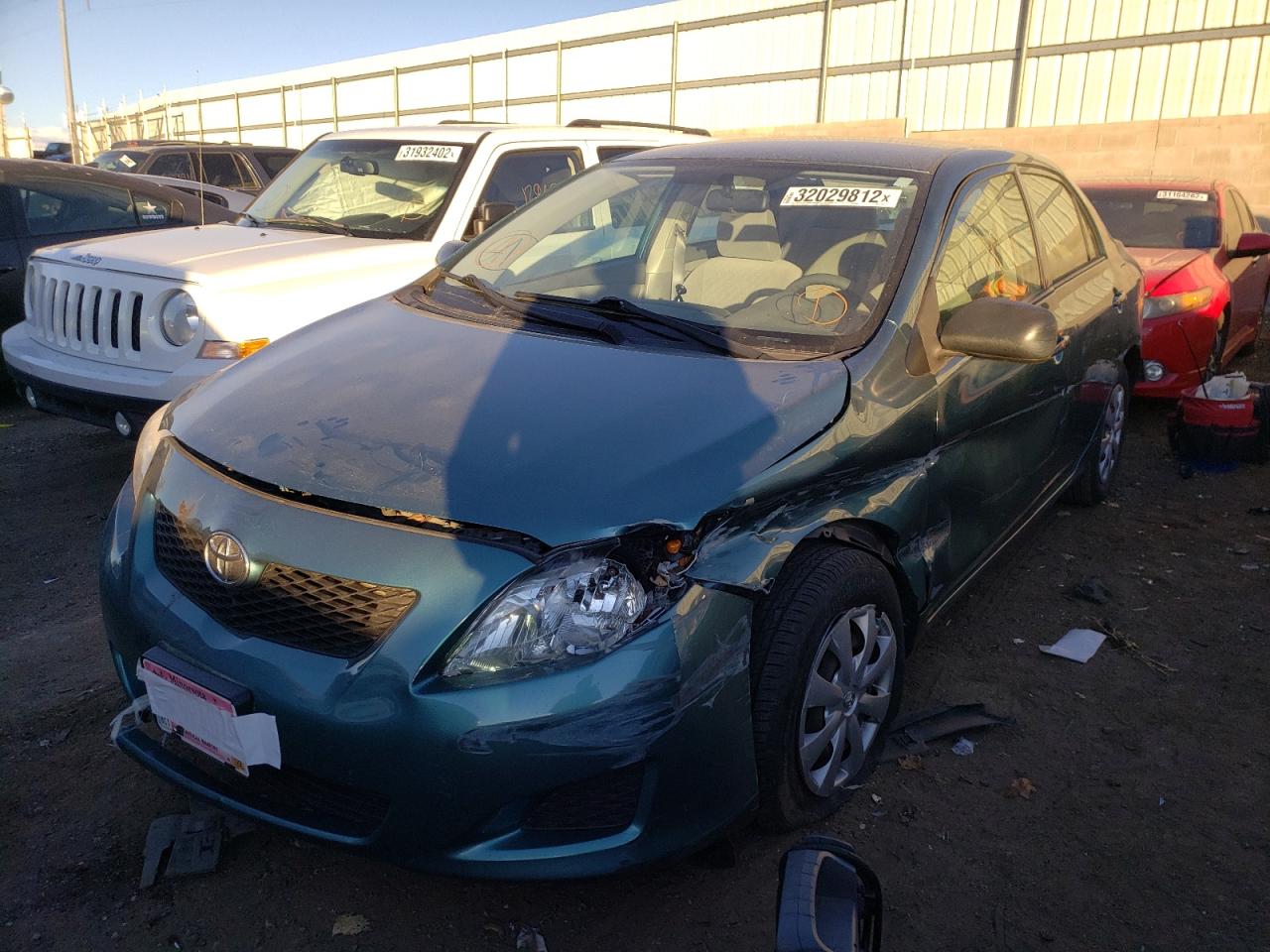 Photo 9 from auction – 2009 TOYOTA COROLLA BA with VIN JTDBL40E299077609