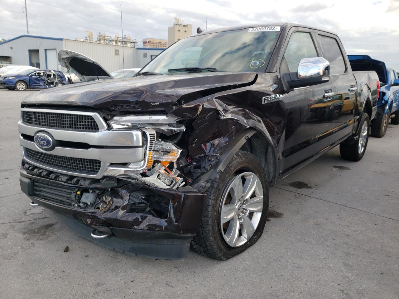 Photo 2 from auction – 2018 FORD F150 SUPER with VIN 1FTEW1E57JFE58342