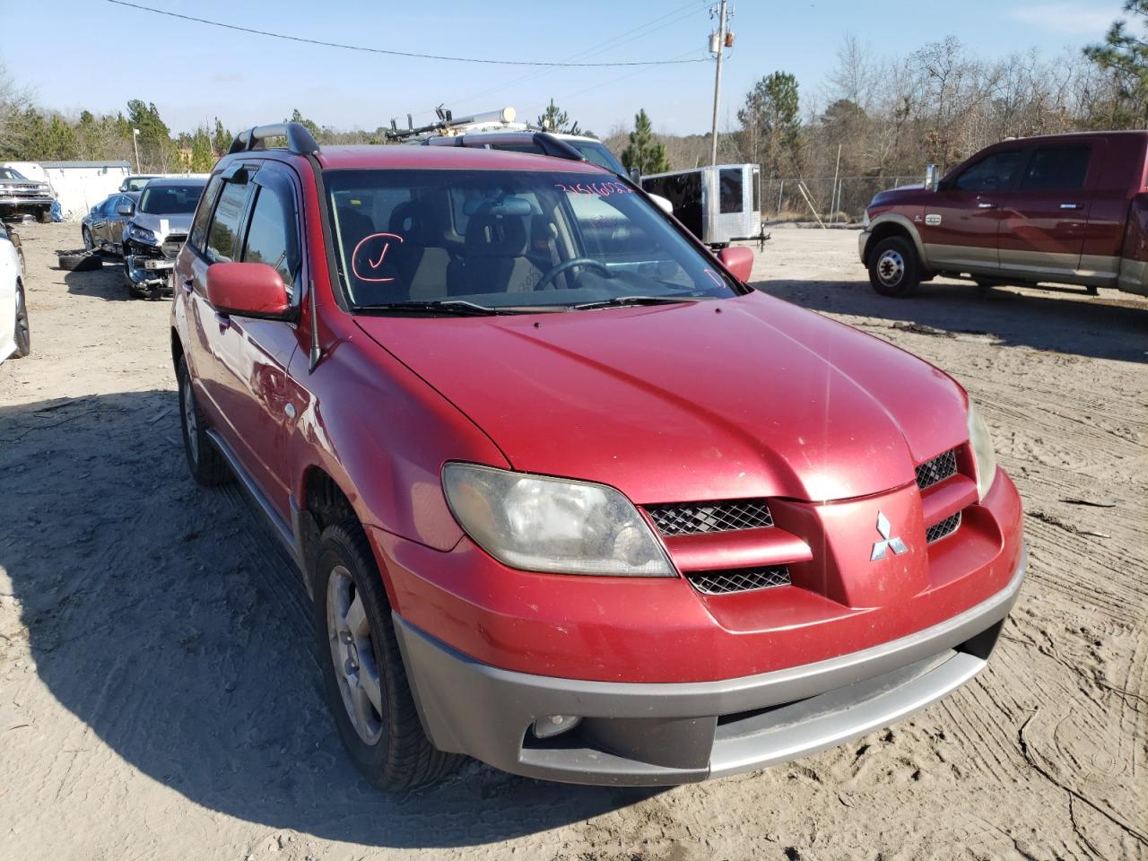 Photo 1 from auction – 2003 MITSUBISHI OUTLANDER with VIN JA4LZ41G63U029662