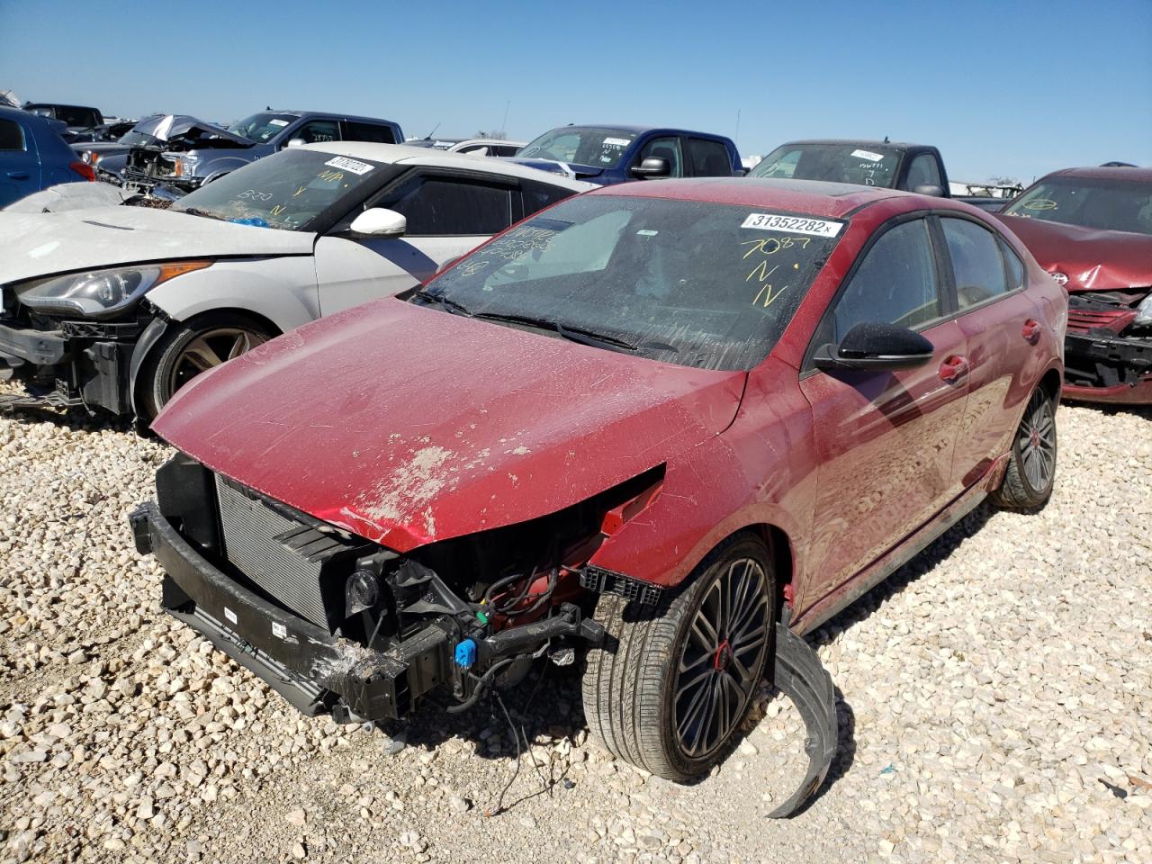 Photo 2 from auction – 2021 KIA FORTE GT with VIN 3KPF44AC1ME409586
