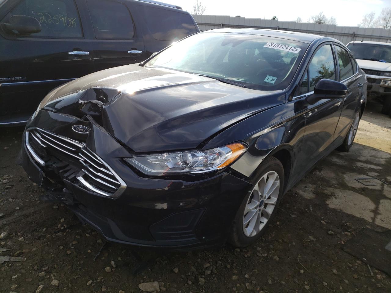 Photo 2 from auction – 2020 FORD FUSION SE with VIN 3FA6P0LU9LR158867