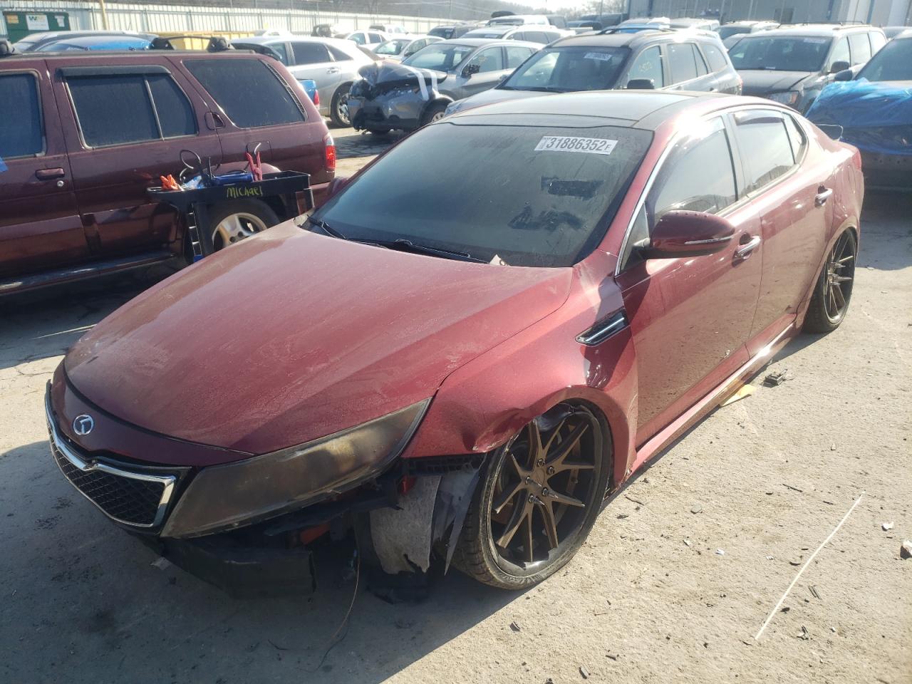 Photo 2 from auction – 2012 KIA OPTIMA SX with VIN 5XXGR4A66CG026183