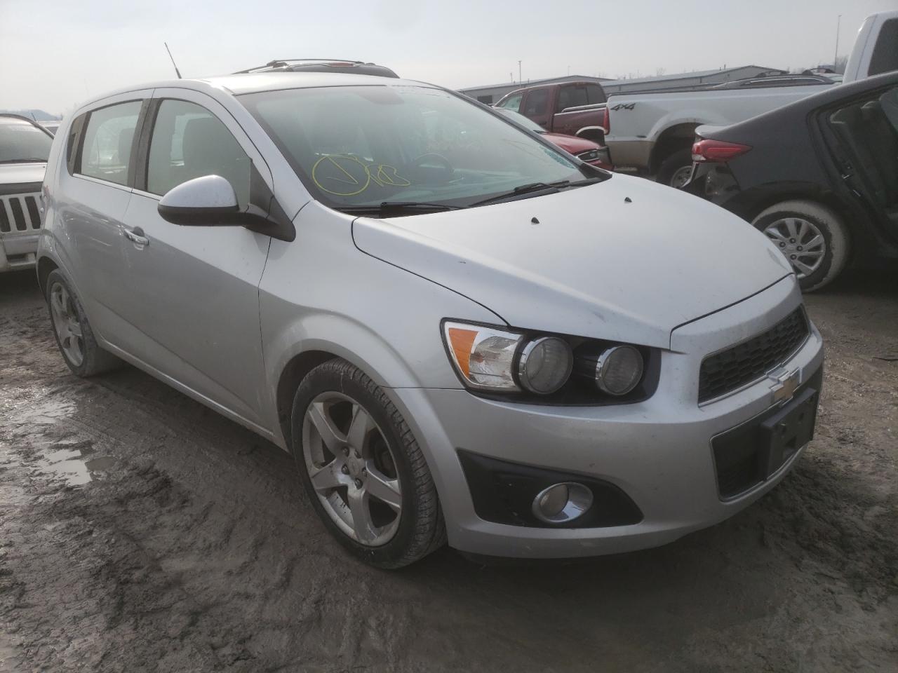 CHEVROLET SONIC LTZ 2012 with VIN 1G1JE6SH5C4162966 - Photo from auction