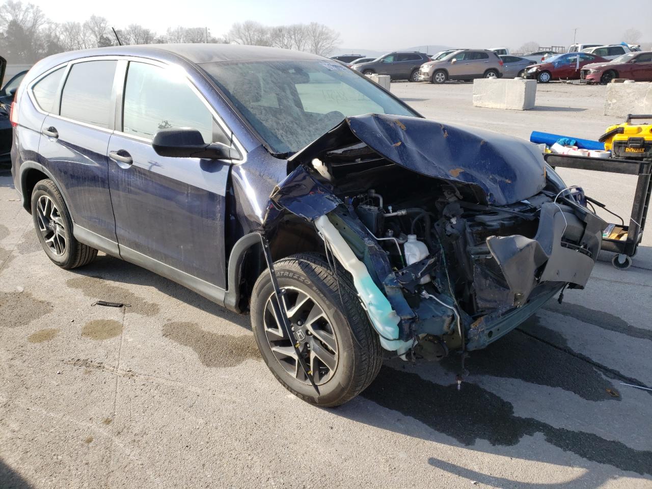 Photo 1 from auction – 2016 HONDA CR-V SE with VIN 2HKRM3H41GH548185