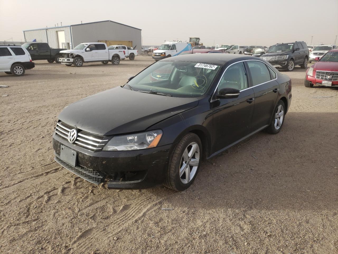 Photo 2 from auction – 2012 VOLKSWAGEN PASSAT SE with VIN 1VWBP7A31CC074937