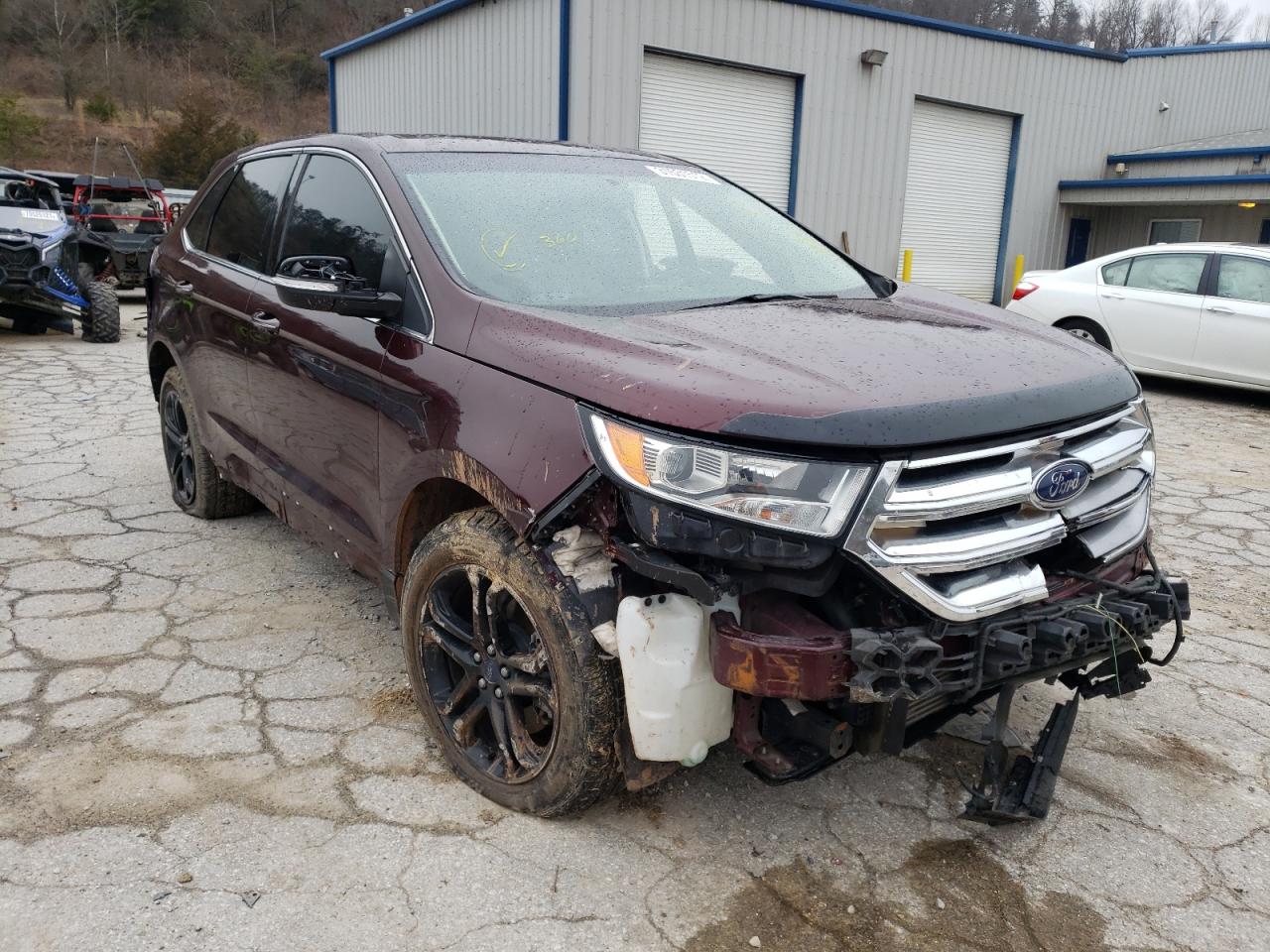 FORD EDGE TITAN 2017 with VIN 2FMPK4K92HBB97657 - Photo from auction