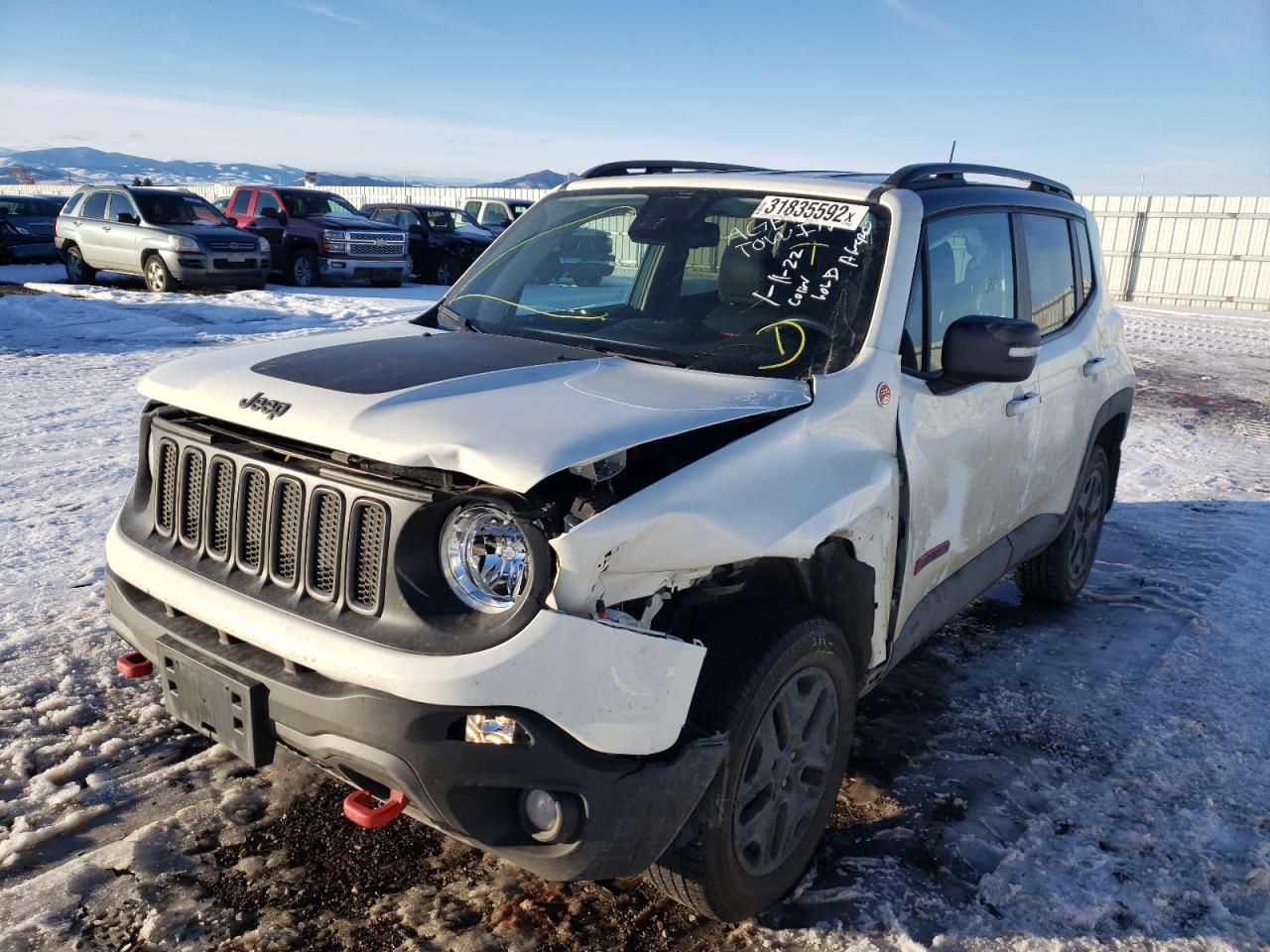 Photo 2 from auction – 2018 JEEP RENEGADE T with VIN ZACCJBCB9JPH42248