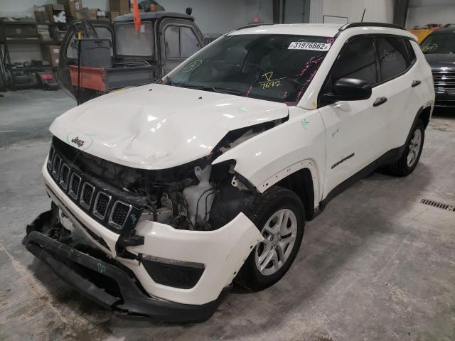 Photo 2 from auction – 2018 JEEP COMPASS SP with VIN 3C4NJDAB1JT307692