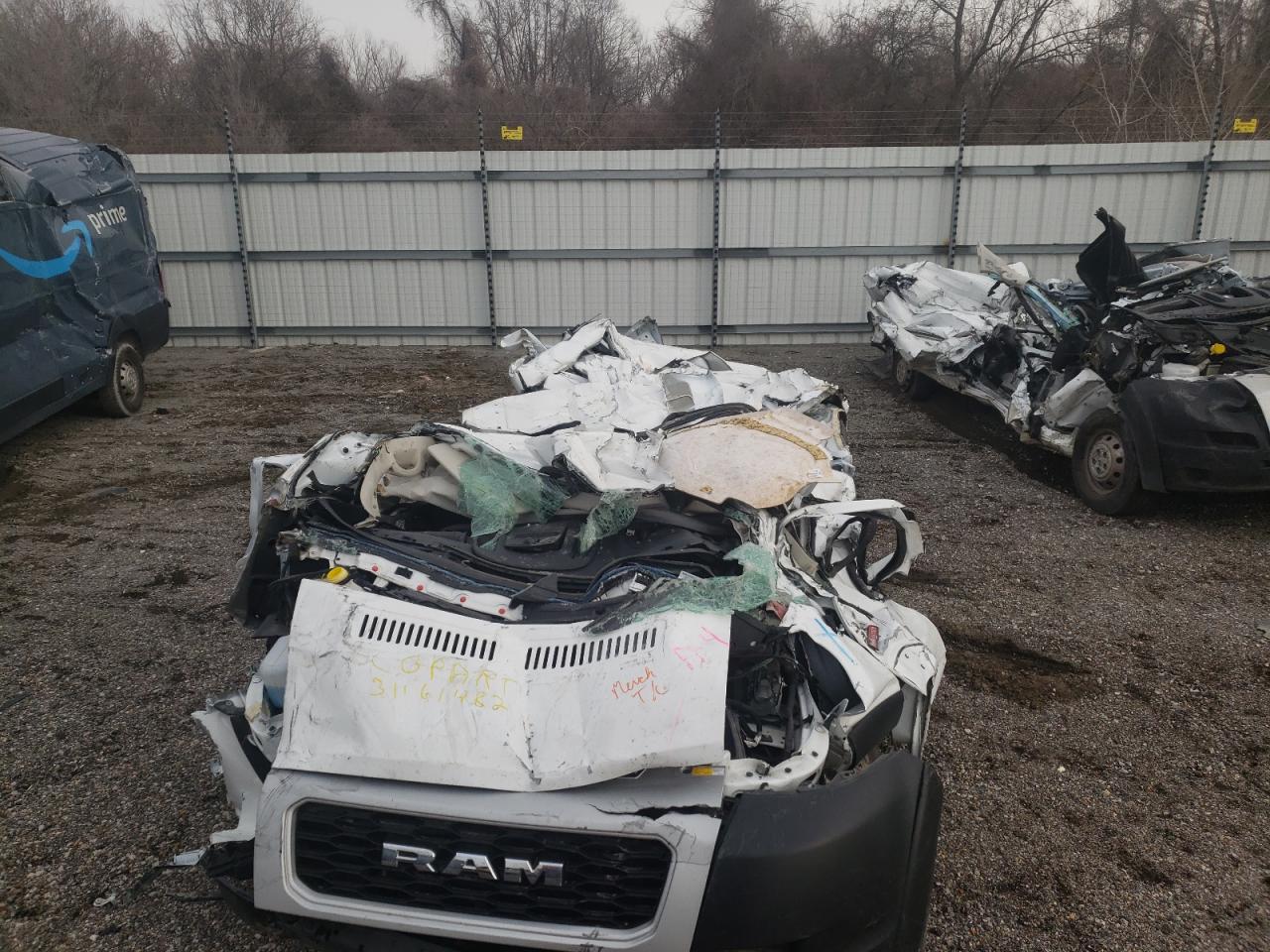 Photo 10 from auction – 2020 RAM PROMASTER with VIN 3C6TRVCG7LE122687