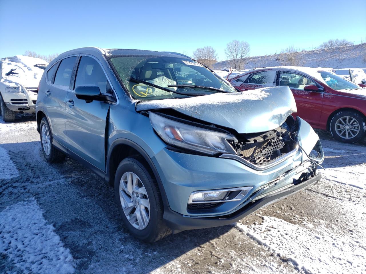 HONDA CR-V EXL 2016 with VIN 2HKRM4H74GH638057 - Photo from auction