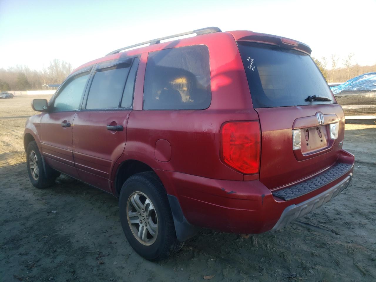 Photo 3 from auction – 2005 HONDA PILOT EXL with VIN 5FNYF18525B049216
