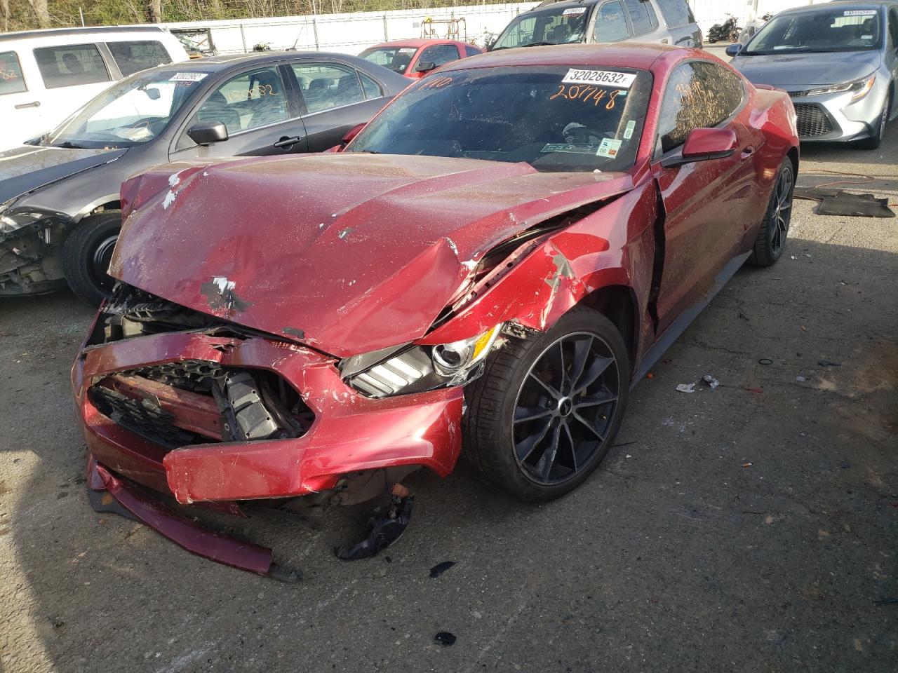 Photo 2 from auction – 2016 FORD MUSTANG with VIN 1FA6P8TH3G5207748