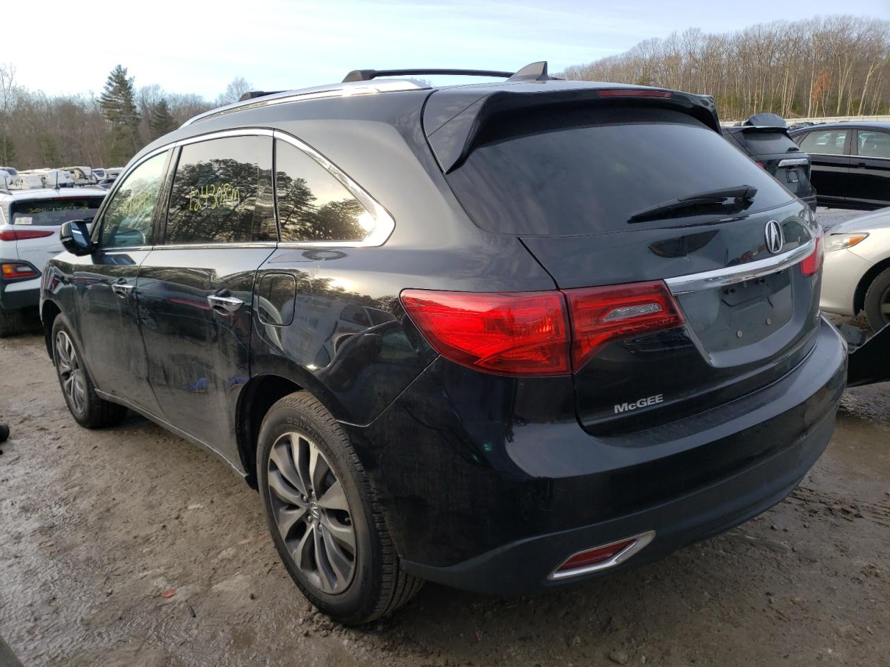 Photo 3 from auction – 2014 ACURA MDX TECHNO with VIN 5FRYD4H46EB001666