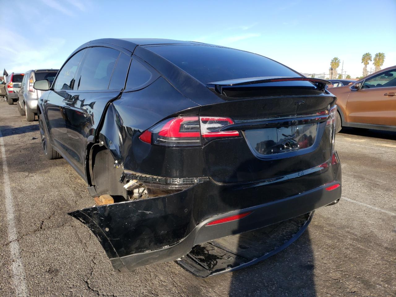 Photo 3 from auction – 2020 TESLA MODEL X with VIN 5YJXCBE25LF268849