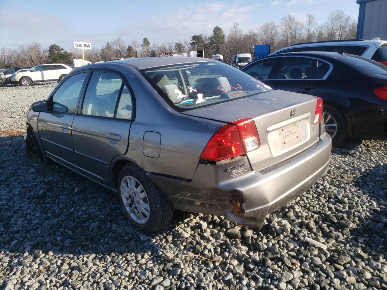 Photo 3 from auction – 2004 HONDA CIVIC LX with VIN 2HGES16594H596012