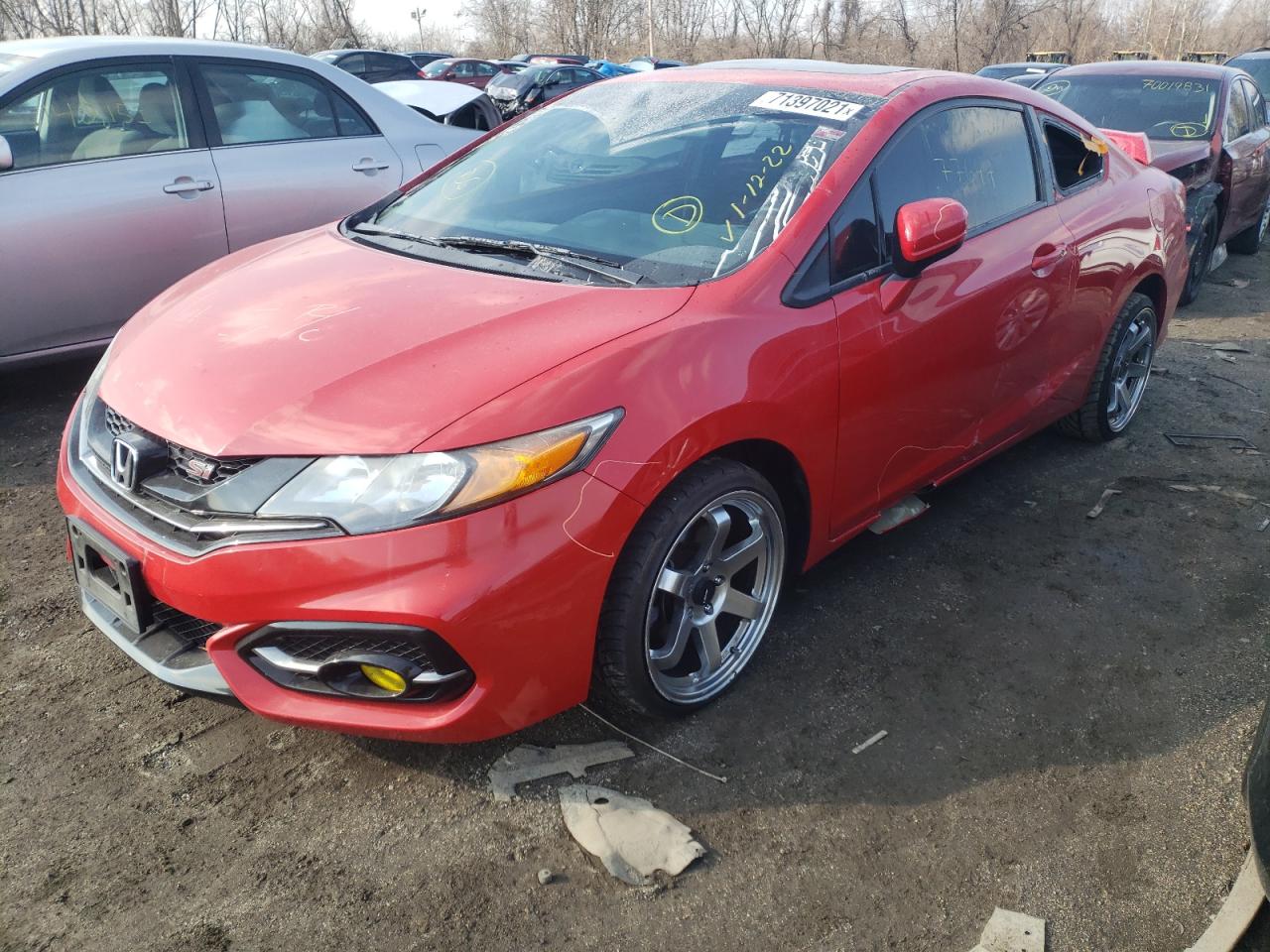 Photo 2 from auction – 2015 HONDA CIVIC SI with VIN 2HGFG4A58FH707327