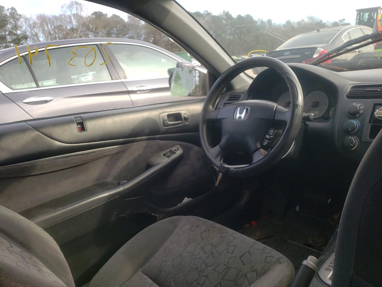Photo 9 from auction – 2002 HONDA CIVIC EX with VIN 1HGEM229X2L010393