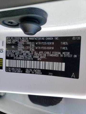 Photo 10 from auction – 2020 LEXUS RX 350 with VIN 2T2HZMDA2LC239414