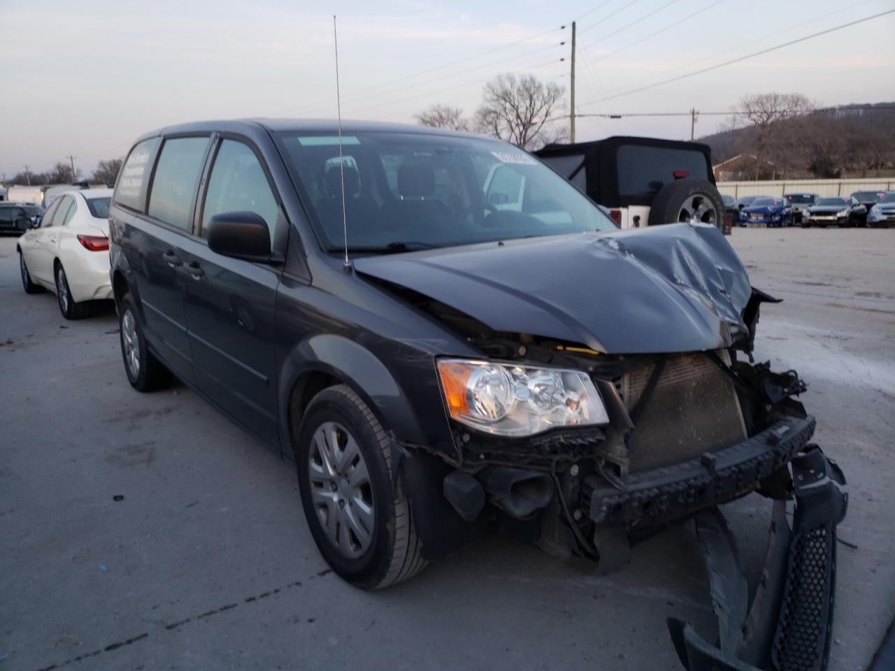 DODGE GRAND CARA 2016 with VIN 2C4RDGBGXGR123996 - Photo from auction