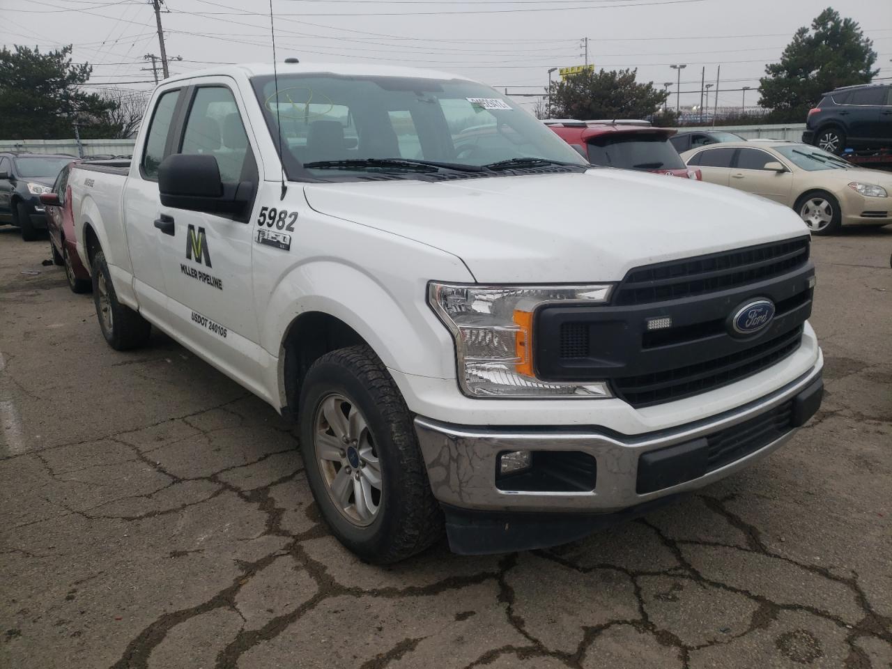FORD F150 SUPER 2018 with VIN 1FTEX1C57JFB12582 - Photo from auction