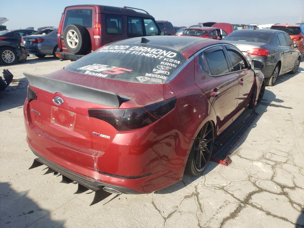Photo 4 from auction – 2012 KIA OPTIMA SX with VIN 5XXGR4A66CG026183