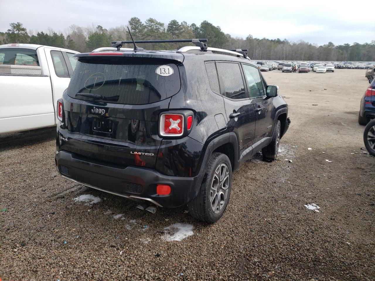 Photo 4 from auction – 2017 JEEP RENEGADE L with VIN ZACCJBDB6HPF04849