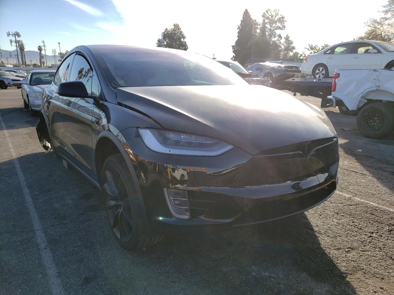 TESLA MODEL X 2020 with VIN 5YJXCBE25LF268849 - Photo from auction