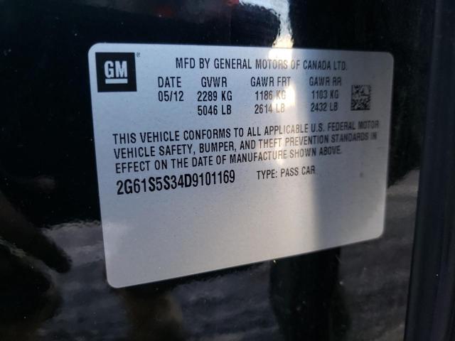 Photo 10 from auction – 2013 CADILLAC XTS PREMIU with VIN 2G61S5S34D9101169