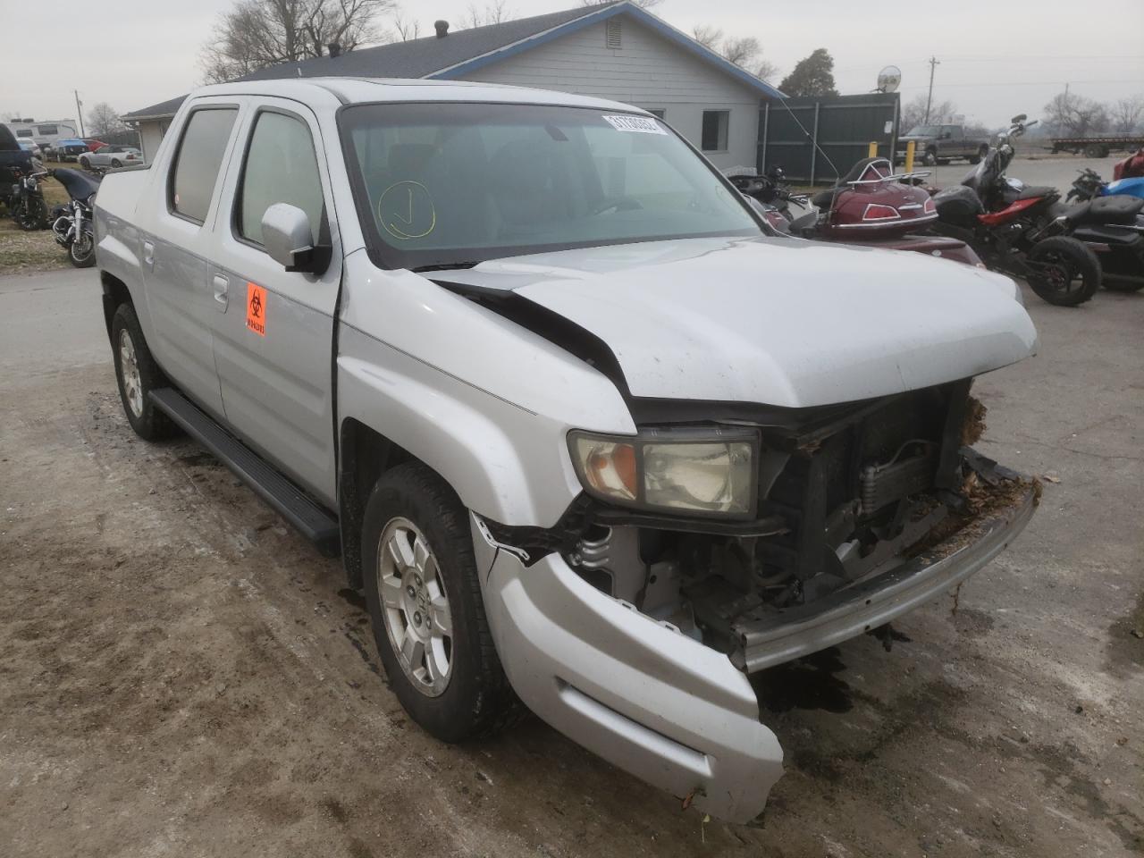 HONDA RIDGELINE 2008 with VIN 2HJYK16508H523933 - Photo from auction