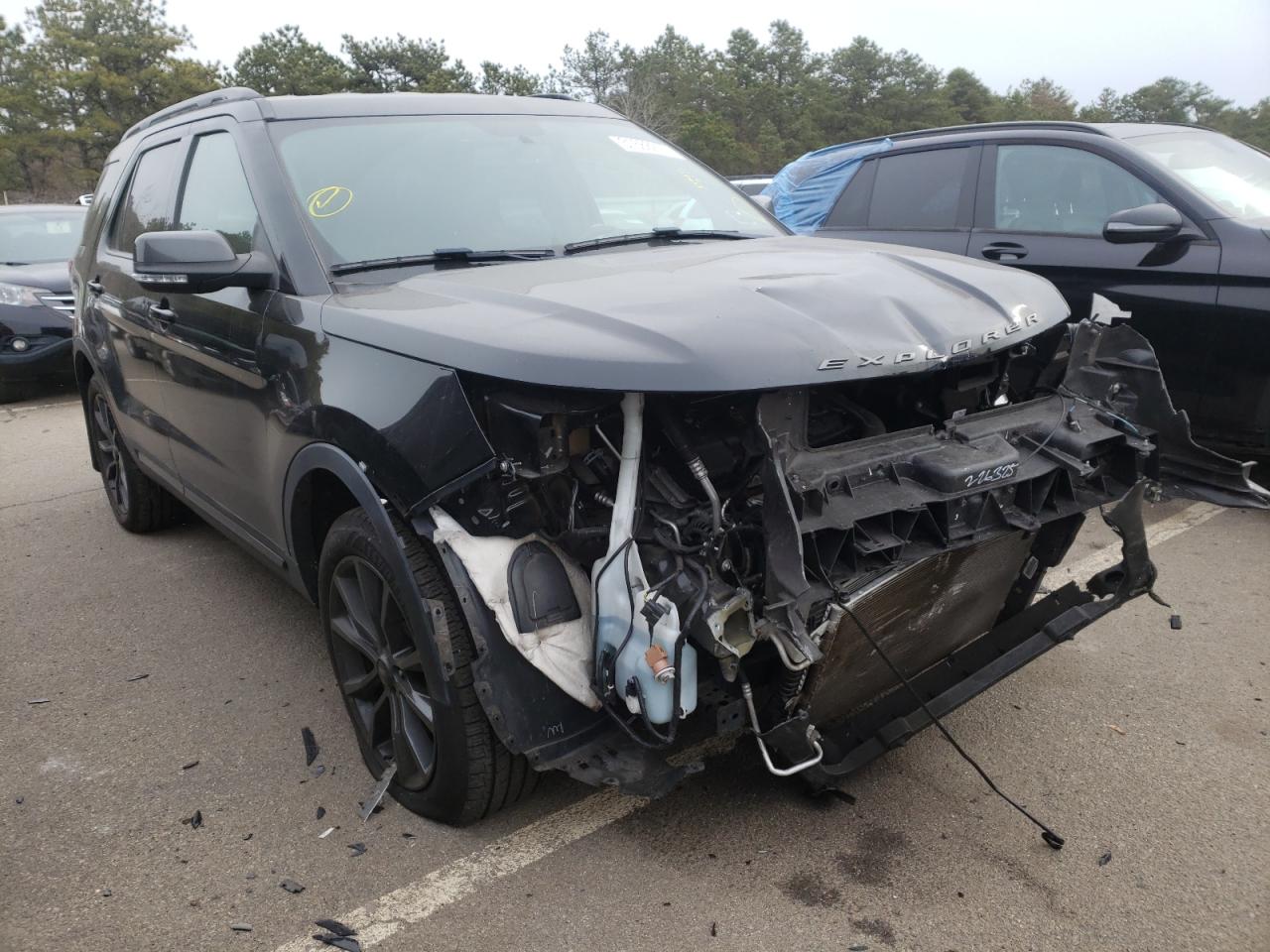 FORD EXPLORER X 2018 with VIN 1FM5K8D80JGB14597 - Photo from auction