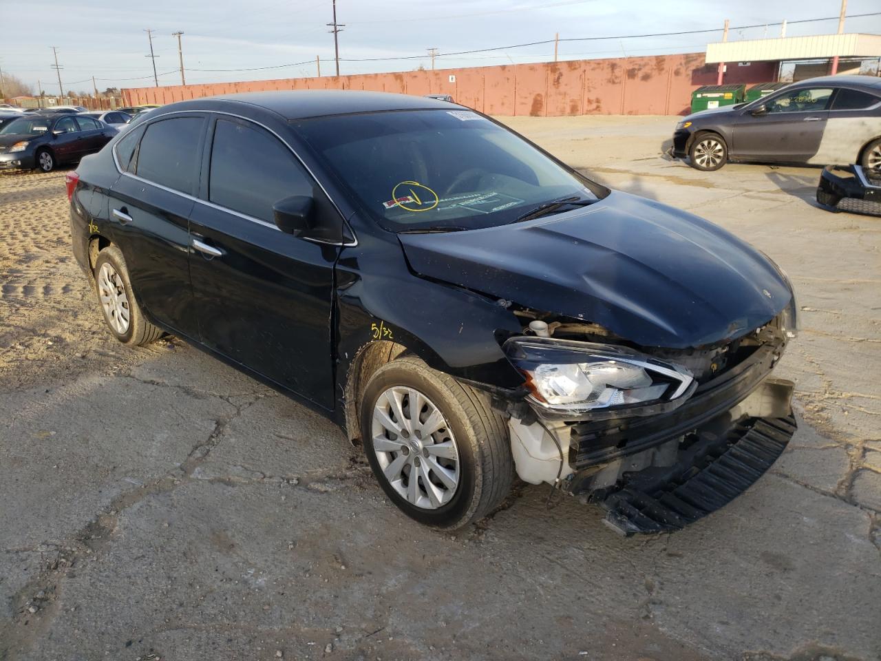 NISSAN SENTRA S 2017 with VIN 3N1AB7AP1HY277392 - Photo from auction