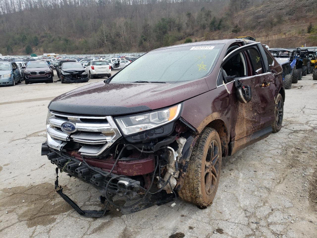 Photo 2 from auction – 2017 FORD EDGE TITAN with VIN 2FMPK4K92HBB97657