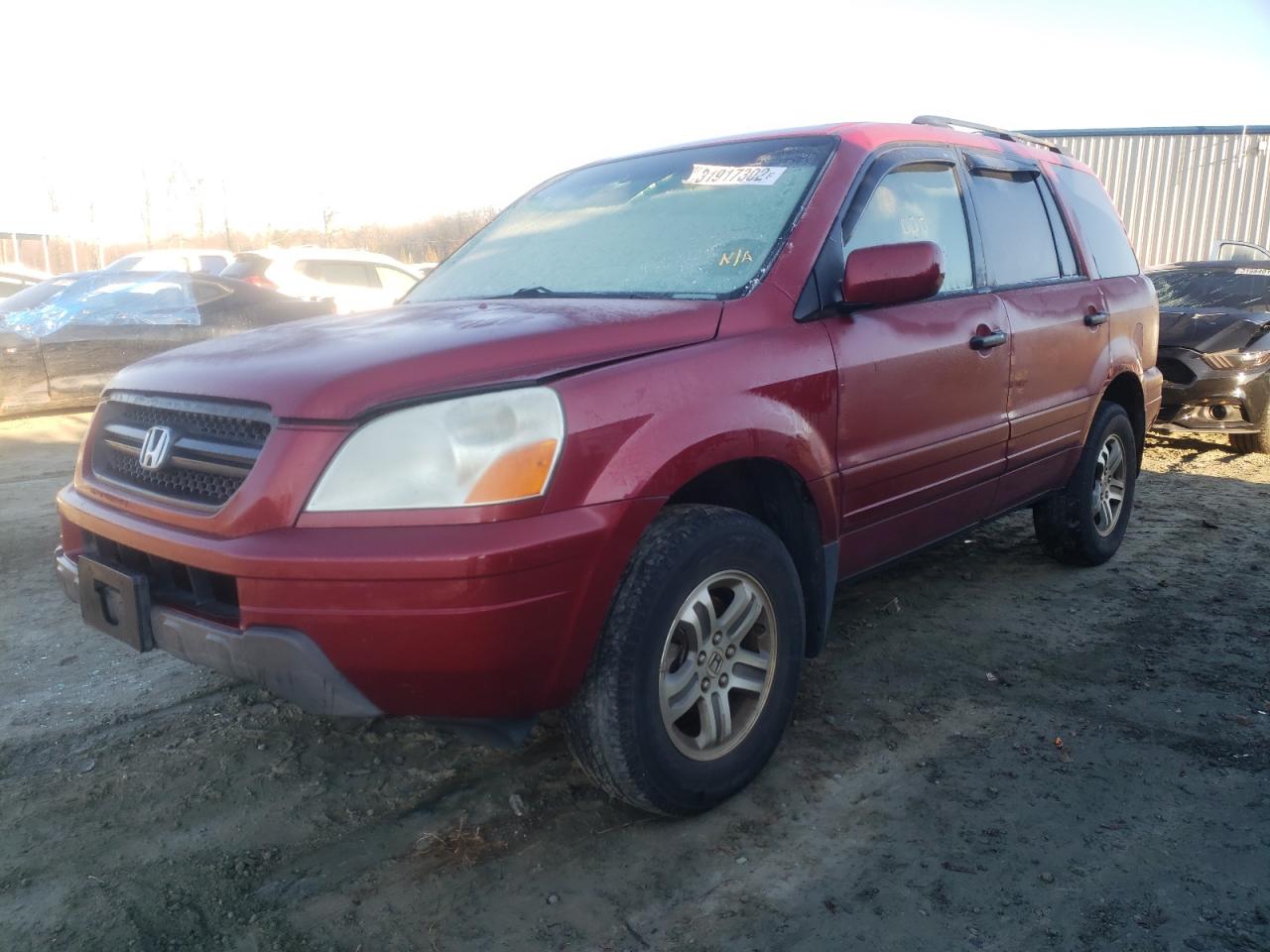 Photo 2 from auction – 2005 HONDA PILOT EXL with VIN 5FNYF18525B049216