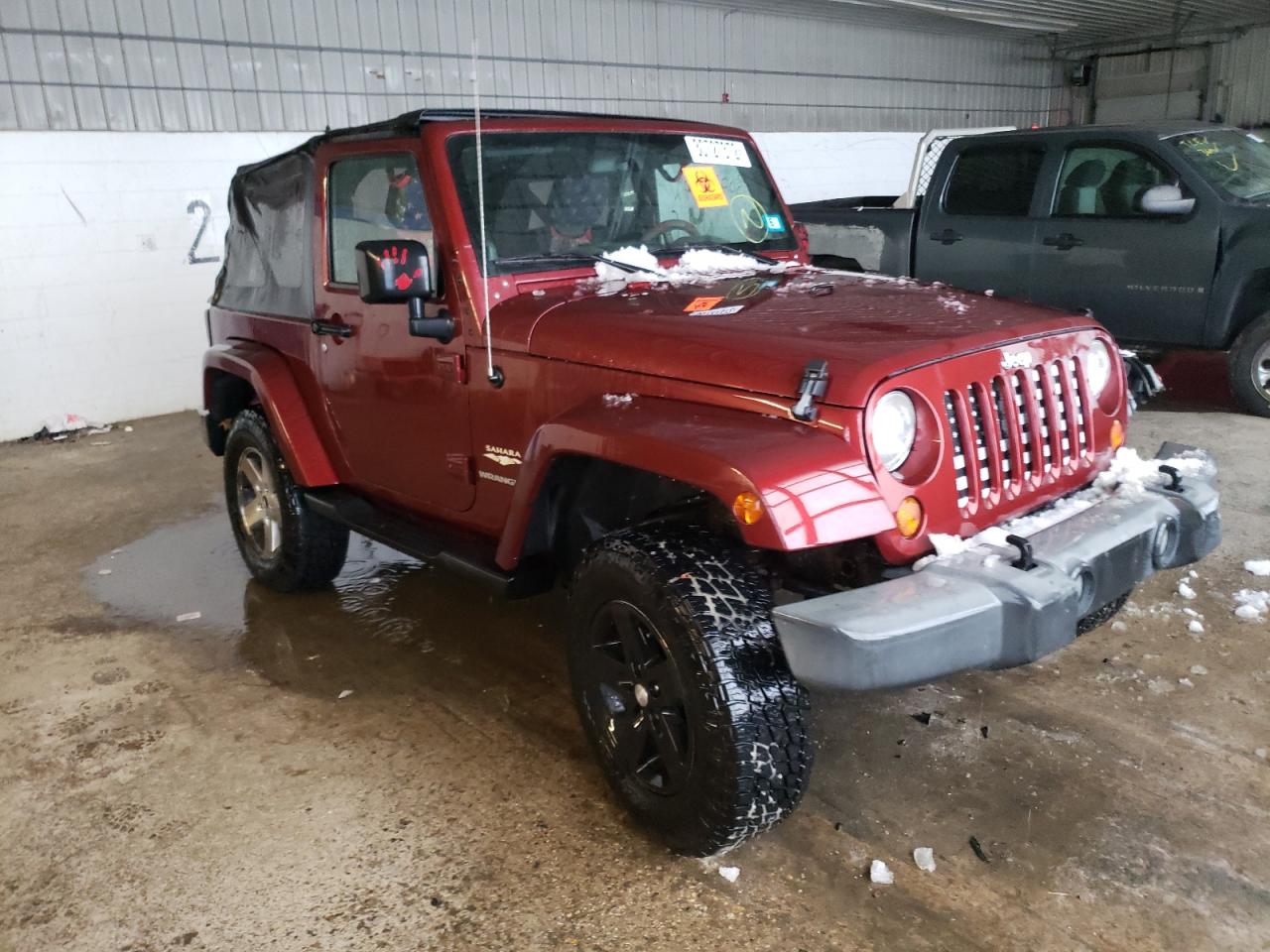 JEEP WRANGLER S 2007 with VIN 1J8FA54177L132231 - Photo from auction