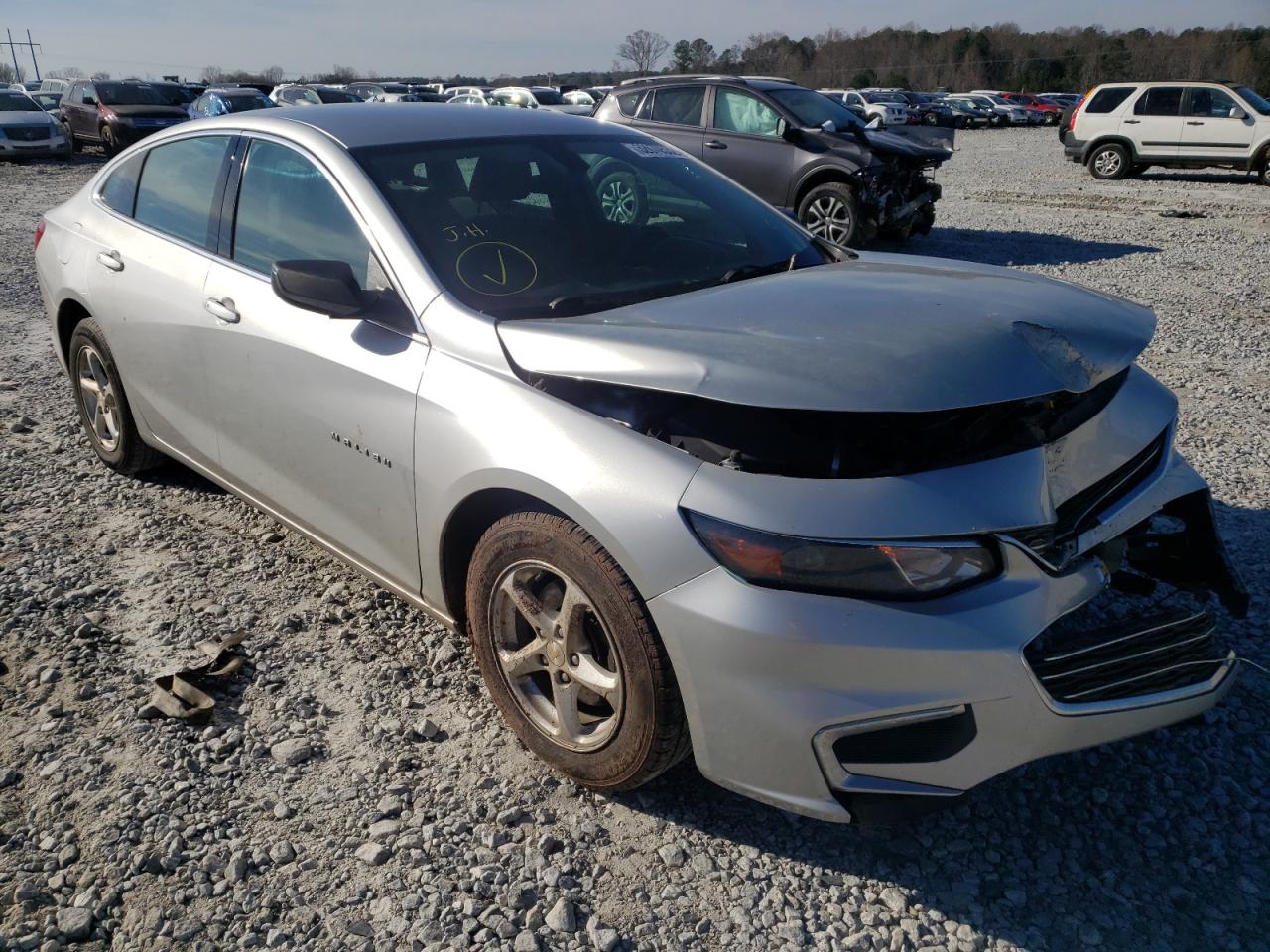 CHEVROLET MALIBU LS 2017 with VIN 1G1ZB5ST7HF199362 - Photo from auction