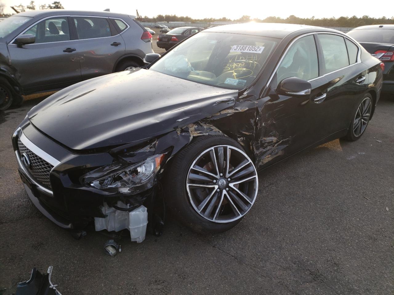Photo 9 from auction – 2016 INFINITI Q50 PREMIU with VIN JN1EV7AR2GM340091