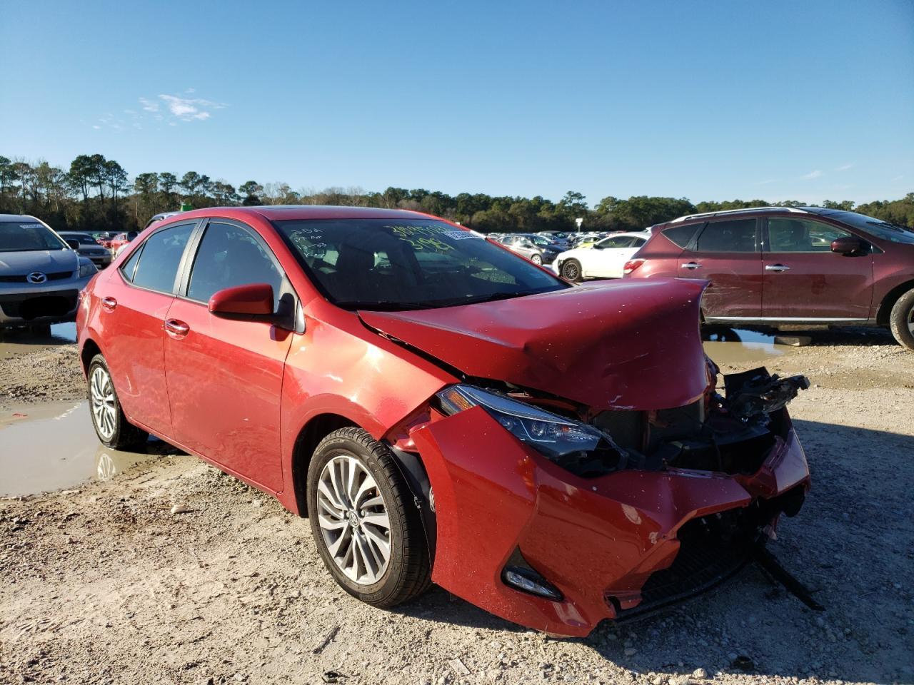 TOYOTA COROLLA L 2019 with VIN 5YFBURHE8KP866619 - Photo from auction