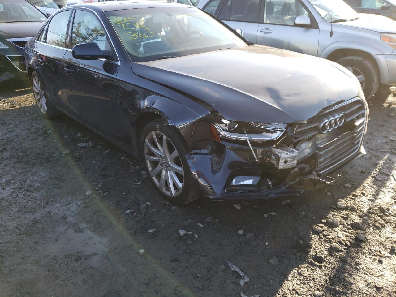 AUDI A4 PREMIUM 2013 with VIN WAUFFAFLXDN040186 - Photo from auction