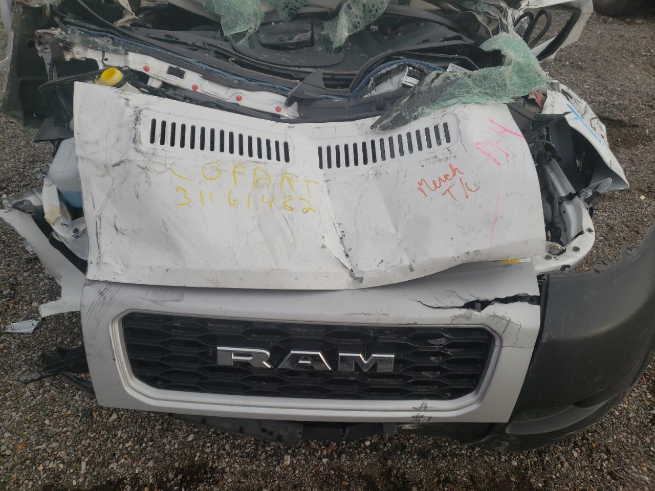 Photo 7 from auction – 2020 RAM PROMASTER with VIN 3C6TRVCG7LE122687