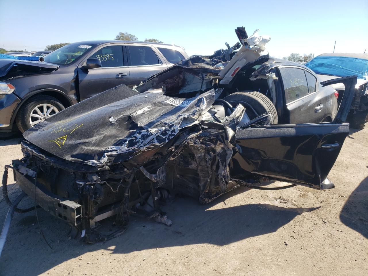 Photo 2 from auction – 2015 INFINITI Q50 BASE with VIN JN1BV7AP1FM340793