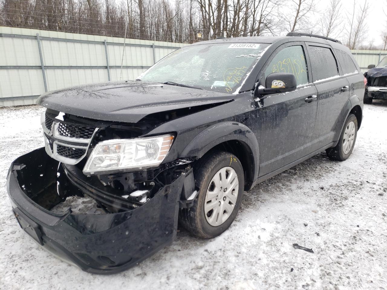 Photo 2 from auction – 2019 DODGE JOURNEY SE with VIN 3C4PDCBBXKT747212